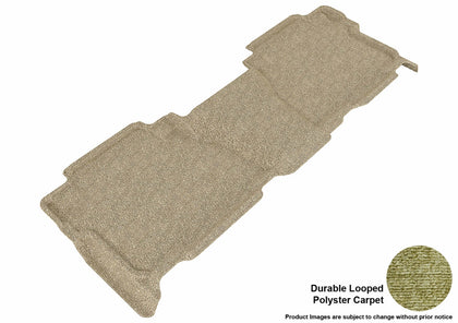 All Weather CLASSIC Floor Mat For 2007-2013 Toyota Tundra Tan Rear Classic