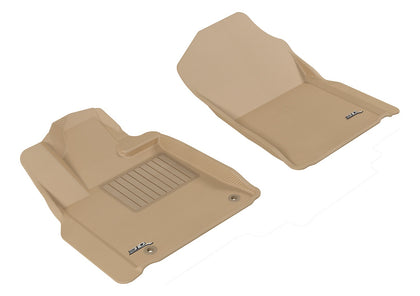 For 2012-2020 Toyota Sequoia Kagu Tan All Weather Front Floor Mat Set