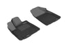 All Weather For 2008-2013 Toyota Highlander Floor Mat Set Black Front Kagu