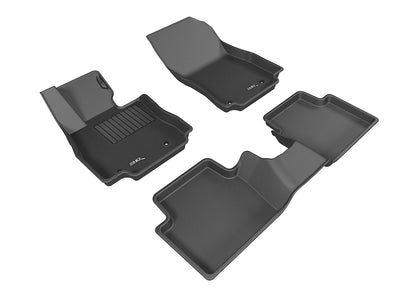 For 17-20 Toyota Yaris iA Kagu Black All Weather Floor Mat Set