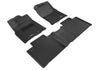 All Weather KAGU Floor Mat For 2016-2017 Toyota Tacoma Black  Kagu
