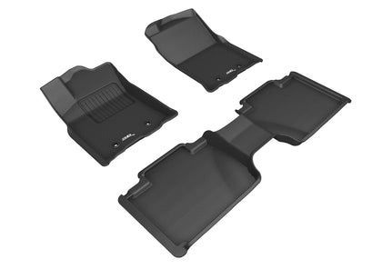 All Weather KAGU Floor Mat For 2018-2021 Toyota Tacoma Black  Kagu