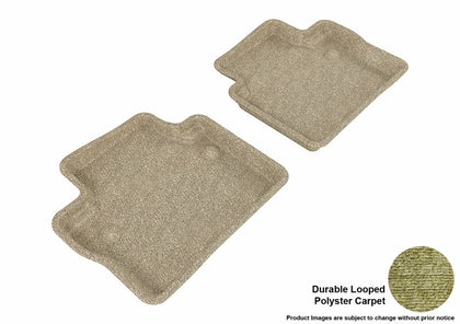 For 2007-2016 Volvo S80 Tan Carpet All Weather Floor Mat Set