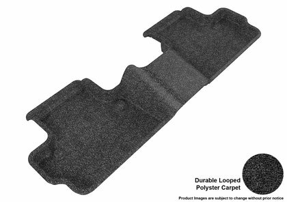 For 2007-2013 Volvo C30 Classic Black Rear All Weather Floor Mat