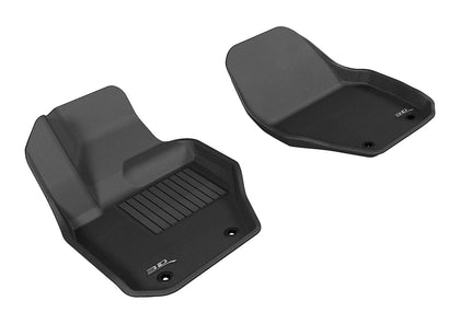 For 12-18 Volvo S60 V60 XC60 Kagu Black All Weather Floor Mat Set