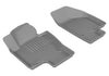 All Weather KAGU Floor Mat For 2006-2010 Volkswagen Passat Gray Front Kagu