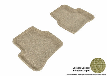 For 05-10 Volkswagen Passat Classic Tan All Weather Floor Mat Set