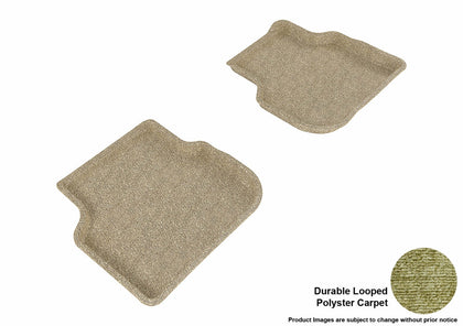 For 2011-2018 Volkswagen Jetta Tan Carpet All Weather Floor Mat Set