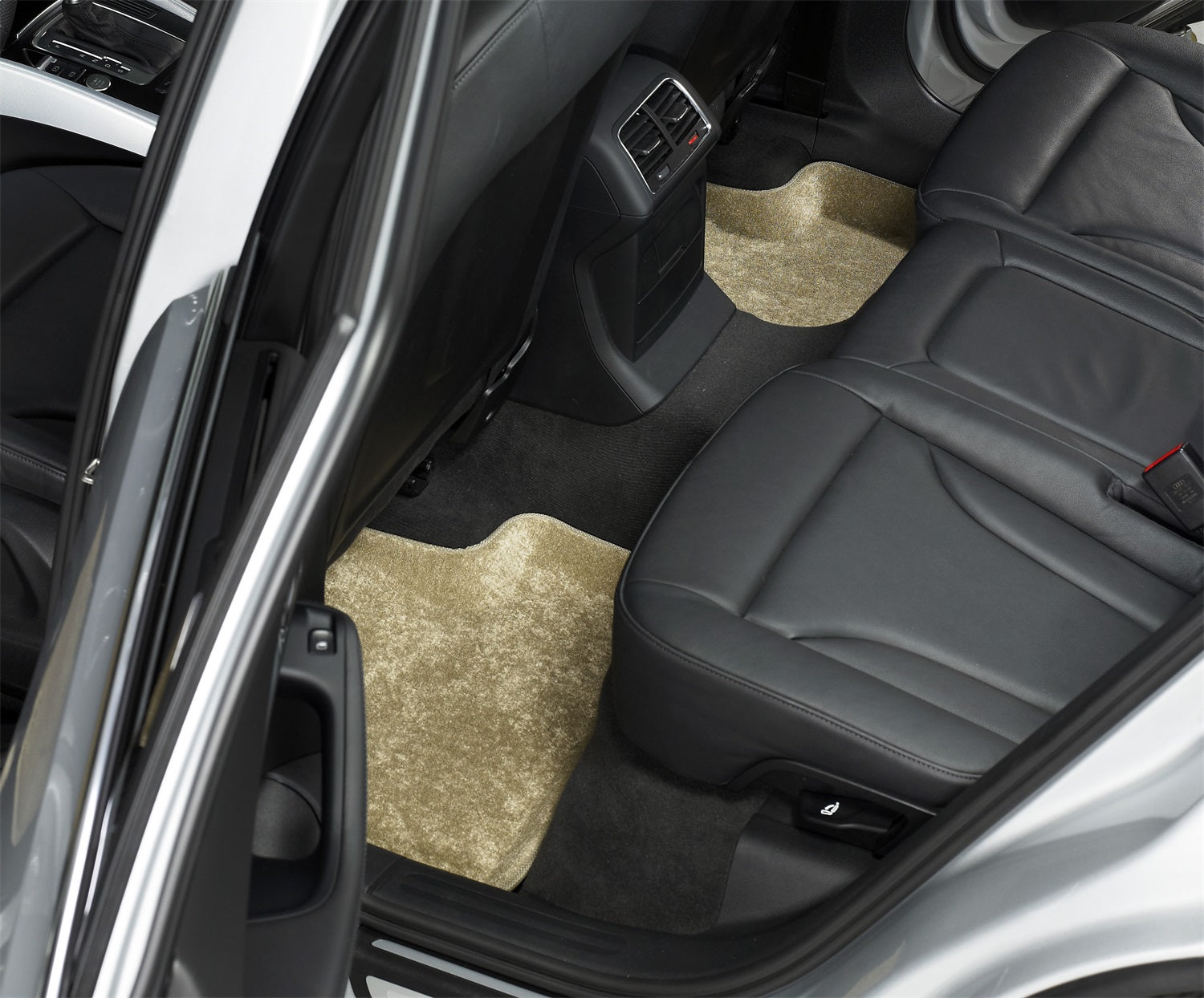 For 05-14 Ford Mustang Classic Tan All Weather Floor Mat Set