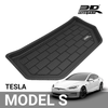 3D MAXpider Tesla Model S 2012-2017 Custom Fit All-Weather Cargo Liner Car Trunk Mat (Black)