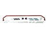 For 1967-1970 Ford Mercury 22mm HD Rear Sway Bar and Link Kit RED Rear