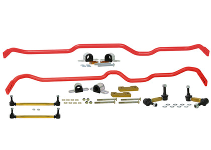 For 2004-2018 Audi Volkswagen  Sway Bar Set 24mm Adjustable Bars and End Links