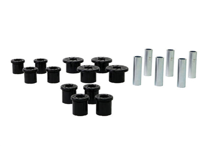 For 1998-2011 Ford Mazda Leaf Spring and Shackle Bushing Kit Rear