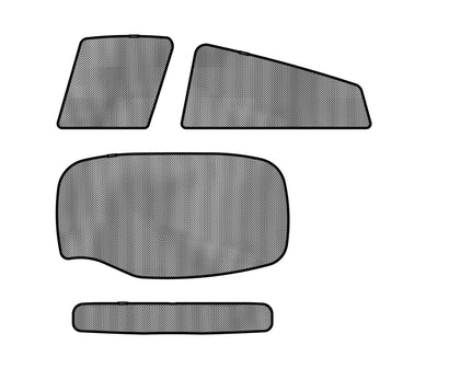 For 2016-2020 Toyota Prius Black Polyester Soltect Sunshade Side & Rear 6pc.