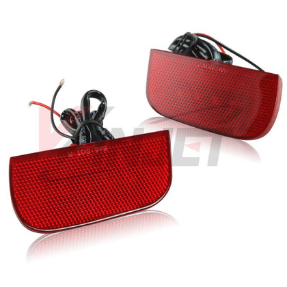 For 2016-2020 Honda Civic LED Reflector Red