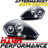 For 2000-2005 Mitsubishi Eclipse Halo Projector Black Housing Head Lights Lamps