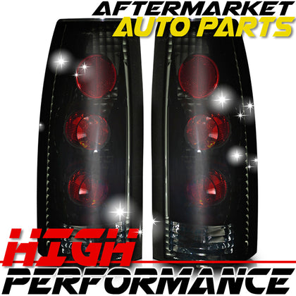 For Chevy GMC Cadillac Altezza Style Black Housing Smoke Lens Tail Lights Lamps