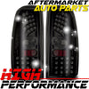 For Chevy Silverado GMC Sierra Altezza Style Black Housing Smoke Lens Tail Light