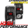 For 2000-2005 Ford Ranger LED Gloss Black Housing Clear Lens Tail Lights Lamps