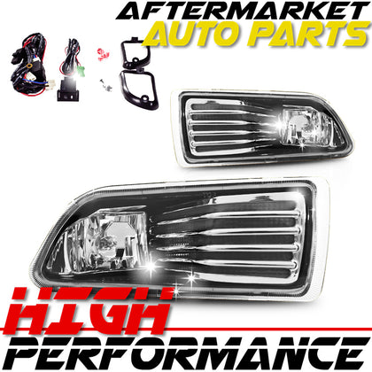 For 2005-2010 Scion tC Chrome Housing Clear Lens ABS Plastic Fog Lights lamps