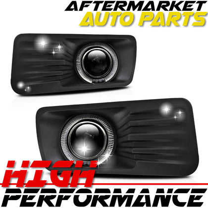 For 2006-2010 Ford Explorer Halo Projector Clear Lens Chrome Housing Fog Lights