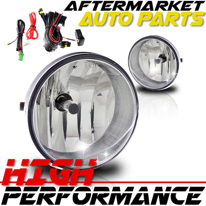 For 2005-2011 Toyota Tacoma Clear Lens Chrome Housing Fog Lights Lamps Full Kit