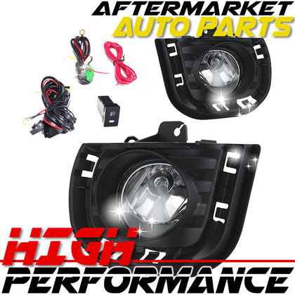 For 2014-2015 Scion tC Chrome Housing Clear Lens Bumper Fog Lights Lamps Kit