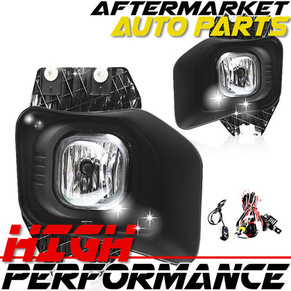 For 2011-2015 Ford F-550 Super Duty Fog Light(Wiring Kit Included) Clear