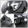 For 2005-2008 Audi A6 RH Fog Light Clear