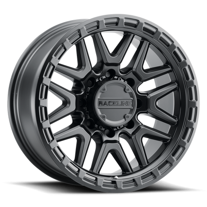 Raceline Wheels 953B Krank Satin Black 18X9 8X165.1 +18mm